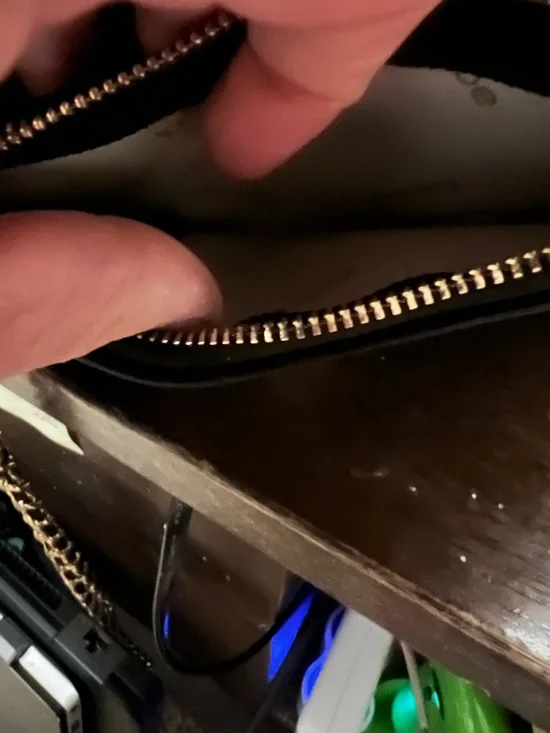 NWT Bebe Meara Crystal Leopard Crossbody - Wallet on Chain DEADSTOCK - Picture 10 of 12